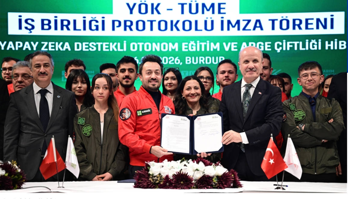YÖK ve TÜME arasında yapay zeka destekli otonom çiftlik işbirliği protokolü imzalandı | TÜME